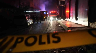 Kereste ve mobilya imalathanesinde yangın