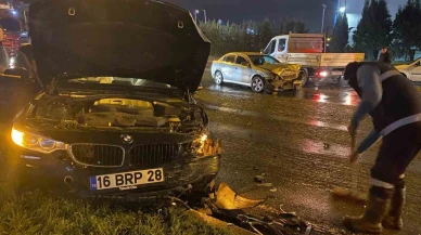 Trafik kazasında iki kişi yaralandı