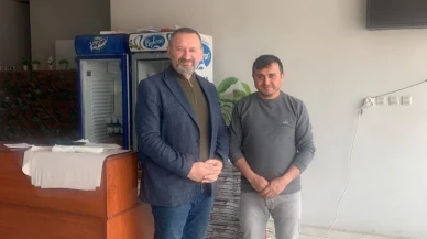 Sinan Tunç, İlçe Başkanını Ziyaret Etti!