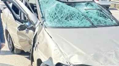 Direksiyon başında rahatsızlanınca bariyerlere çarparak durabildi