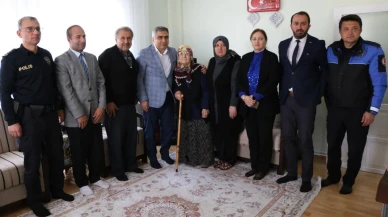 Kaymakam Karaaslan’dan Şehit Ailelerine Anlamlı Ziyaret