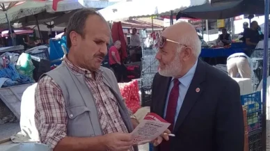 Saadet Partisi Sahada!