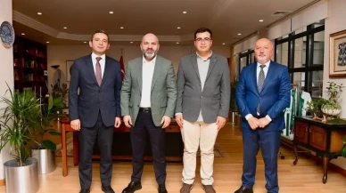 Merzifon OSB Müdürü Gürler'den Davulcu'ya ziyaret