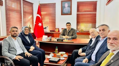 Merzifon Vakfı'ndan Askerlik Şube Başkanı'na Ziyaret