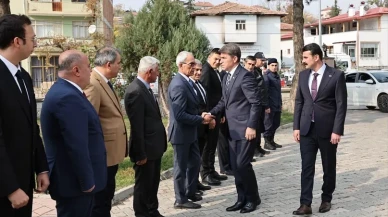 Hamamözü’nde Yeni Kaymakam, Konuğunu Ağırladı