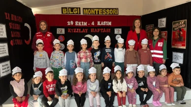 Genç Kızılay Merzifon’dan Miniklere Kızılay Dersi