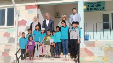 Merzifon’da Köy Okullarına Yakın İlgi