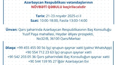 Kars’ta Azerbaycan Vatandaşlarının Kabul Süreci Başlıyor
