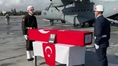 TSK’ya Ait Kargo Uçağı Gürcistan’da Düştü: Şehit Haberi Verildi