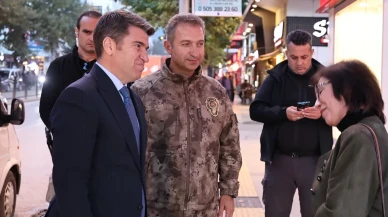 Vali Bakan Amasya Sokaklarında