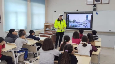 Hamamözü’nde Öğrencilere Uygulamalı Trafik Eğitimi Verildi