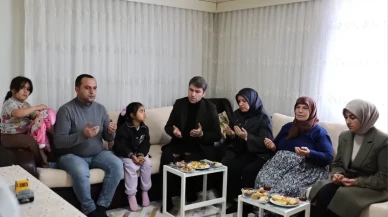 Bakan’dan Şehit Ailesine Taziye Ziyareti