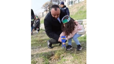 Amasya’da Minik Eller Geleceğe Fidan Dikti