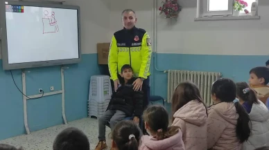 Merzifon'da Erken Yaşta Trafik Bilinci