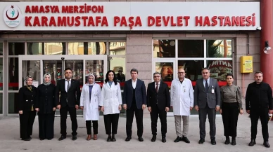 Vali Bakan'dan Merzifon Hastanesinde Sağlık Mesaisi