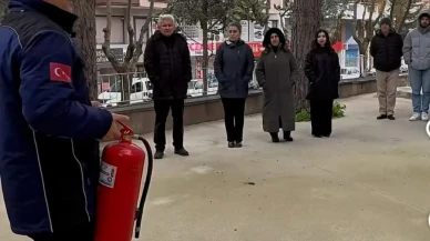 Sağlık Personeline Yangın Eğitimi
