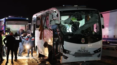 Cezaevi Nakil Aracı Merzifon’da Kaza Yaptı: 23 Yaralı