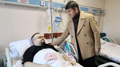 Vali Bakan’dan Rahatsızlanan Başhekime Ziyaret