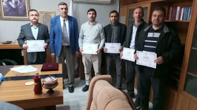 Merzifon Müftülüğünde Din Görevlilerine Sertifikaları Verildi