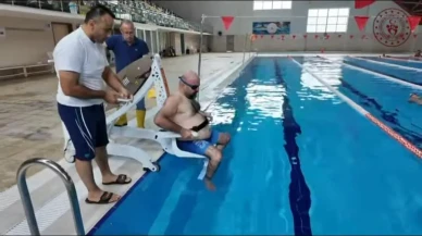 Amasya’da Havuzda Engel Kalmadı