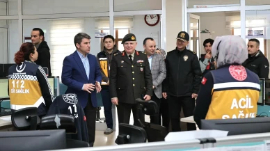 Vali Önder Bakan’dan 112, Zabıta ve İtfaiyeye Bayram Ziyareti