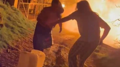 Bayram günü evsiz kaldılar