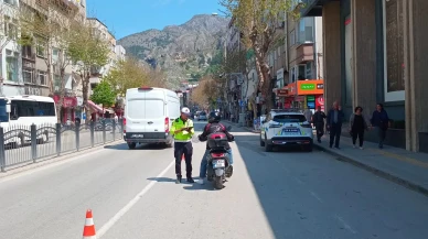 Amasya’da Motosikletlere Sıkı Denetim!