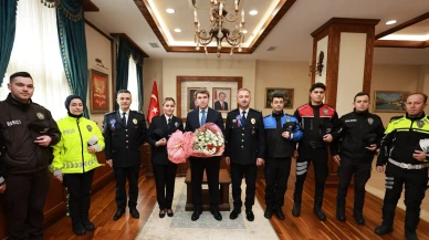 Emniyetten Vali Bakan’a 180. Yıl Ziyareti