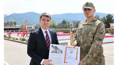 Amasya’da Mehmetçiklerin Antı Törenle Taçlandı