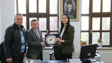 Halk Eğitim Merkezi Yöneticilerinden Merzifon Belediyesi’ne Ziyaret