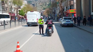 Amasya’da Motosikletlere Sıkı Denetim!