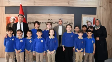 Öğrencilerden Kaymakam Güneş’e Anlamlı Ziyaret