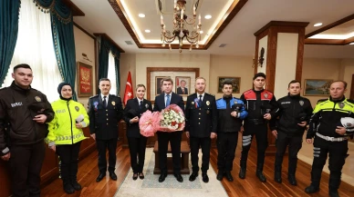 Emniyetten Vali Bakan’a 180. Yıl Ziyareti