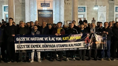 Amasya Halkı Gazze İçin Ayakta!
