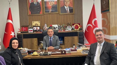 Ticaret İl Müdürü Cihan Özbakır’dan MHP Amasya’ya Ziyaret