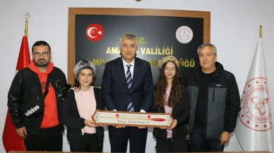 Okçulukta Derece Yapan Öğrencilerden Katipoğlu’na Ziyaret