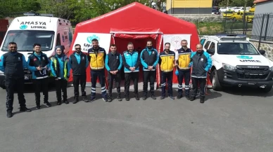 Amasya’dan 12 Kişilik Sağlık Ekibi Tatbikatta Görev Aldı
