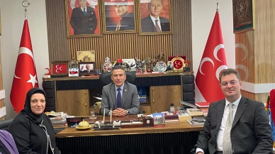 Ticaret İl Müdürü Cihan Özbakır’dan MHP Amasya’ya Ziyaret