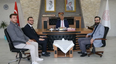 Yedi Hilal Derneği’nden İl Milli Eğitim Müdürü Katipoğlu’na Ziyaret