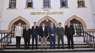 Merzifon Protokolünden Belediye Başkanı Kargı’ya Ziyaret