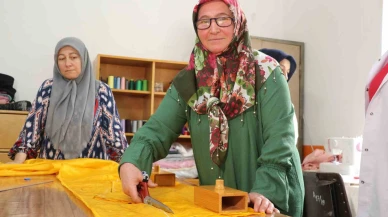 Amasya’da çocukların 23 Nisan kıyafeti köy yaşam merkezinden
