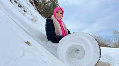 Amasya’da Nisan’da ‘kar ruloları’ görüntülendi