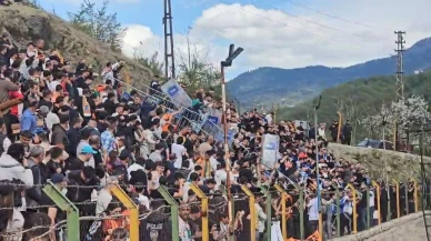 Amatör lig maçında kavga çıktı, müsabaka tatil edildi