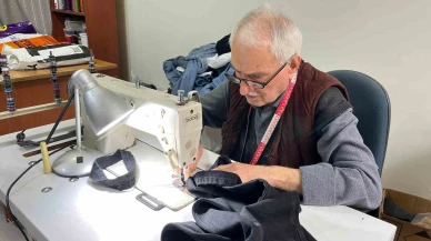 Ziver usta 63 yıldır terzilik mesleğini sürdürüyor