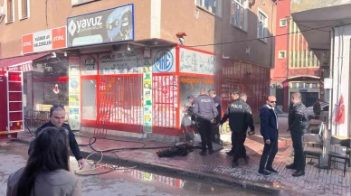 Av bayisinde korkutan yangın