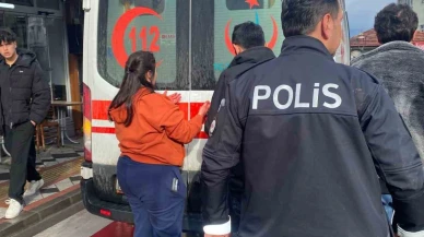 Falçatalı tekmeli kavga:1 yaralı