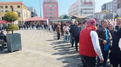 Samsunsporlu taraftarlardan Galatasaray maçına yoğun ilgi