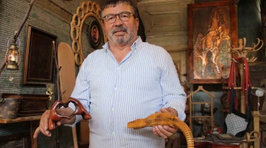 Yıllar sonra baba mesleğine dönen usta ahşabı sanata dönüştürüyor