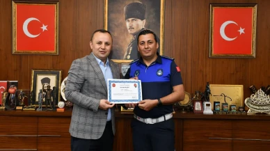 Amasya'da Zabıta Emeği Belgelerle Taçlandı