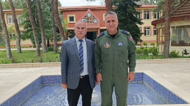 Diyanet-Sen İlçe Başkanı Kayıkcı’dan 5. Ana Jet Üs Komutanı'na Ziyaret ve Cami İnşaatına Destek Mesajı